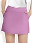 abordables Skirts-Femme Jupe de tennis Jupe de golf Rose foncé Noir Blanche Protection Solaire Vêtements de tennis Vêtements de golf pour femmes, tenues, vêtements