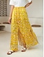 economico Skirts-Satin Lace Trim Maxi SkirtBrand   Design   Material   Shirt TypeLace Trim Satin Maxi Skirt