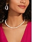 preiswerte Modische Halsketten-Brass Chain Necklace Fashion
