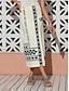 preiswerte Bottoms-Print Terylene Basic Midi Skirt