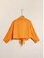 cheap Two Piece Sets-Cotton Linen Drop Shoulder Shirt &amp; Printed Pants Set