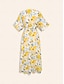 preiswerte Print Dresses-Print Swing Midi Dress