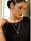 billige Mote Halskjede-Brass Fashion Pendant Necklace