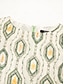 abordables Print Dresses-Boho Paisley Chiffon Short Sleeve Maxi Dress