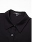 abordables Vestidos casuales-Cotton Knot Midi Shirt Dress