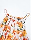 baratos Print Dresses-Halter Floral Maxi Dress
