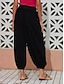 preiswerte Pants-Brand Linen Design Pleated Material Loose Dhoti Pants