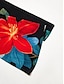 economico Jumpsuits-Satin Floral Print Camisole Jumpsuit
