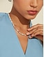cheap Necklaces-Gold Plated Chain Necklace Natural Minerals
