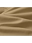 economico Linen Shirts-Per uomo Camicia Camicia con bottoni Maglietta informale Camicia estiva Camicia da spiaggia Nero Bianco Rosa Manica lunga Tinta unica Colletto Hawaiano Per eventi Abbigliamento