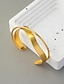 billige Bracelets &amp; anklets-Cross Wire Design Dual layer Open Bracelet