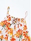 economico Print Dresses-Halter Floral Maxi Dress