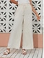 economico Pants-Rayon Linen Breathable Straight Maxi Pants