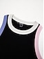 abordables Blouses-Contrast Casual Tank