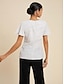 billige Blouses-Metal Polka Dot Shirred Flutter Sleeve Shirt