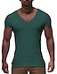 economico T-Shirts-Per uomo maglietta Magliette Rotonda Liscio Fitness Palestra Manica corta Abbigliamento Streetwear Abbigliamento sportivo Da ufficio Essenziale
