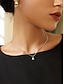 billige Mote Halskjede-Brass Fashion Pendant Necklace
