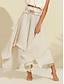 economico Skirts-Belted Pleated Maxi Skirt