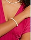 billige Bracelets &amp; anklets-Gold Pearl Chain Bracelet Fashion