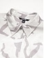 abordables Print Dresses-Sequin Graphic Pocket Dress Shirt