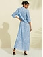 abordables Print Dresses-Leopard Print Sequin Maxi Dress