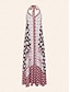 billige Print Dresses-Bandana Halter Swing Maxi Dress