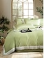 abordables Duvet Covers-Embroidery Sateen Tencel Fabric Duvet Set