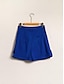 cheap Two Piece Sets-100% Cotton Plain Color Daily T-shirt &amp;  Casual Shorts  Set