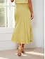 preiswerte Skirts-Shimmery Satin Chandelier Midi Skirt