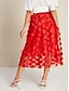 cheap Skirts-Bohemia Elegant Flower Midi Skirt