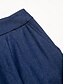 preiswerte Hosen-Rayon Pocket Wide Leg Pants