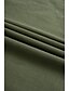 economico Camicie da uomo-Per uomo camicia di lino Camicia Camicia estiva Camicia da spiaggia Verde militare Nero Bianco Manica lunga Tinta unica Colletto Strada Hawaiano Abbigliamento