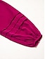 baratos Blouses-Solid Satin Shimmery Raglan Sleeve Blouse
