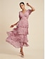 abordables Print Dresses-Brand Design Material Maxi Dress