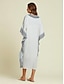 cheap Print Dresses-Satin Geometric Kaftan V Neck Half Sleeve Midi Dress