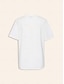 abordables Two Piece Sets-Mujer 100% Algodón Retrato Color sólido/liso Ropa Cotidiana Casual Diario Camiseta Blanco Manga Corta Casual Ronda Verano