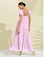 billige Afslappede kjoler-Solid Pleated Sweetheart Maxi Dress