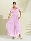billige Uformelle kjoler-Sweetheart Pleated Maxi Dress