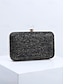 economico clutch e borse da sera-Stylish Pearl Clasp Straw Clutch Purse