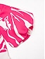 billige Print Dresses-Brand Floral Satin Maxi Dress