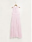 billige Afslappede kjoler-Halter Chiffon Sleeveless Midi Dress