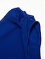 abordables Vestidos casuales-Plain One Shoulder Midi Dress