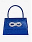 economico Clutches &amp; Evening Bags-Glitter Rhinestone Bow Handbag