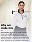 economico Women&#039;s Clothing-Long Sleeve Pullover Sweatshirt Golf Top