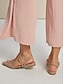 cheap Flats-Low Heel Slingback Fringed Flats