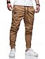 cheap Cargo Pants-Men&#039;s Plain Cotton Cargo Joggers for Sports &amp; Outdoor