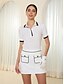 economico abbigliamento donna-Polo Golf Half Sleeve Shirt