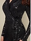 baratos Vestidos de Renda-Women&#039;s Sequin Party Dress