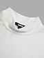 cheap Long Sleeve-Men's Basic Short Sleeves Turtleneck T Shirt