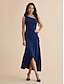 abordables Robes Soirée-Sequin Ruffle Sleeveless Maxi Dress